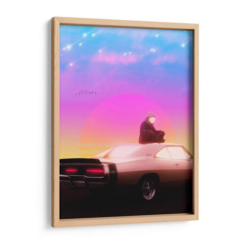 Meditación retro - Ritvik takkar | Cuadro decorativo de Canvas Lab