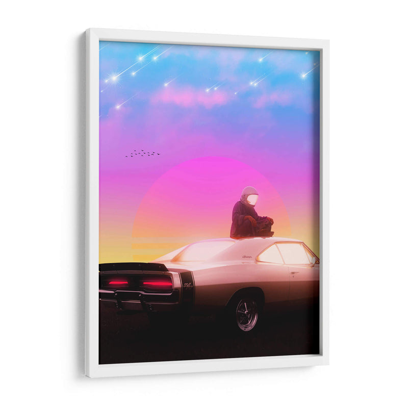 Meditación retro - Ritvik takkar | Cuadro decorativo de Canvas Lab