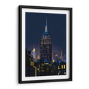 Manhattan, Nueva York de noche - Remko Heemskerk | Cuadro decorativo de Canvas Lab