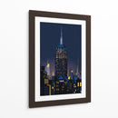 Manhattan, Nueva York de noche - Remko Heemskerk | Cuadro decorativo de Canvas Lab