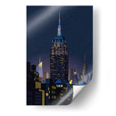 Manhattan, Nueva York de noche - Remko Heemskerk | Cuadro decorativo de Canvas Lab