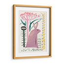 Conejito lila con estampado en bloque - Annick | Cuadro decorativo de Canvas Lab