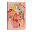 Hermoso pueblo rosa - uta krogmann | Cuadro decorativo de Canvas Lab