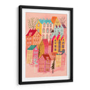 Hermoso pueblo rosa - uta krogmann | Cuadro decorativo de Canvas Lab