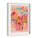 Hermoso pueblo rosa - uta krogmann | Cuadro decorativo de Canvas Lab