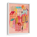 Hermoso pueblo rosa - uta krogmann | Cuadro decorativo de Canvas Lab