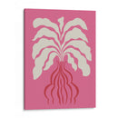 Hoja y jarrón minimalistas - Miho Art Studio | Cuadro decorativo de Canvas Lab