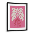 Hoja y jarrón minimalistas - Miho Art Studio | Cuadro decorativo de Canvas Lab