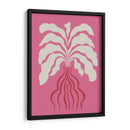 Hoja y jarrón minimalistas - Miho Art Studio | Cuadro decorativo de Canvas Lab