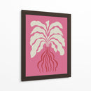 Hoja y jarrón minimalistas - Miho Art Studio | Cuadro decorativo de Canvas Lab