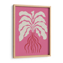 Hoja y jarrón minimalistas - Miho Art Studio | Cuadro decorativo de Canvas Lab