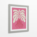 Hoja y jarrón minimalistas - Miho Art Studio | Cuadro decorativo de Canvas Lab