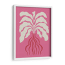 Hoja y jarrón minimalistas - Miho Art Studio | Cuadro decorativo de Canvas Lab