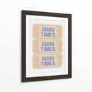 Coastal Blue Good Times - Jolly and Dash | Cuadro decorativo de Canvas Lab