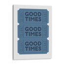 Blue Good Times - Jolly and Dash | Cuadro decorativo de Canvas Lab