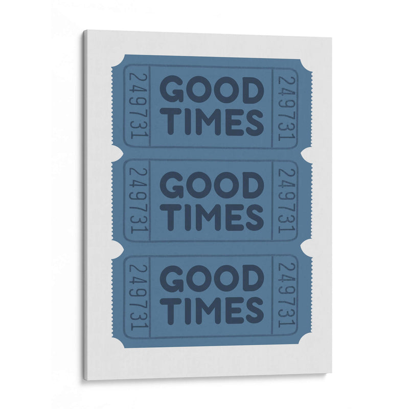 Blue Good Times - Jolly and Dash | Cuadro decorativo de Canvas Lab