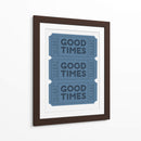 Blue Good Times - Jolly and Dash | Cuadro decorativo de Canvas Lab
