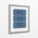 Blue Good Times - Jolly and Dash | Cuadro decorativo de Canvas Lab