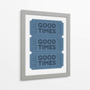 Blue Good Times - Jolly and Dash | Cuadro decorativo de Canvas Lab