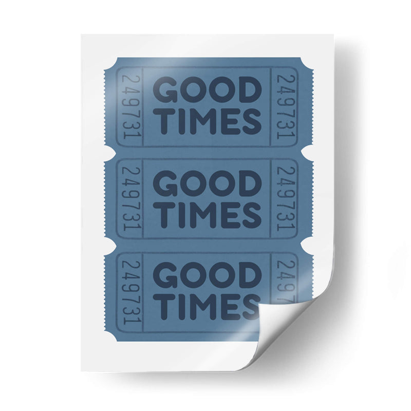 Blue Good Times - Jolly and Dash | Cuadro decorativo de Canvas Lab