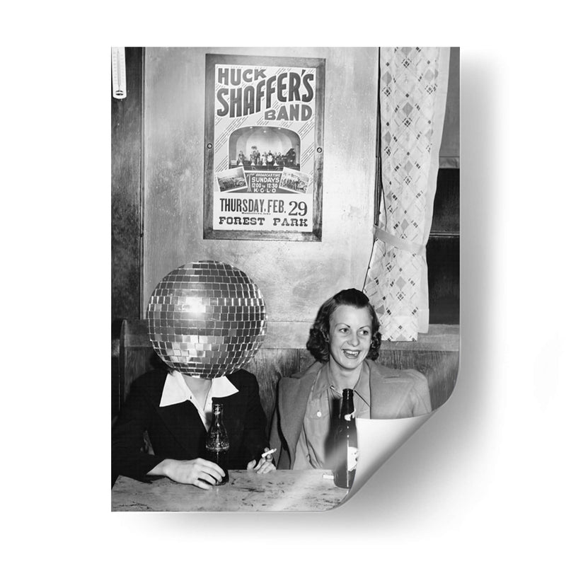 Fiesta de collage disco - The Art Concept | Cuadro decorativo de Canvas Lab