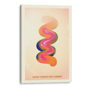 Gráfico Retro N.° 17 / GOOD THINGS ARE COMING - The Art Concept | Cuadro decorativo de Canvas Lab