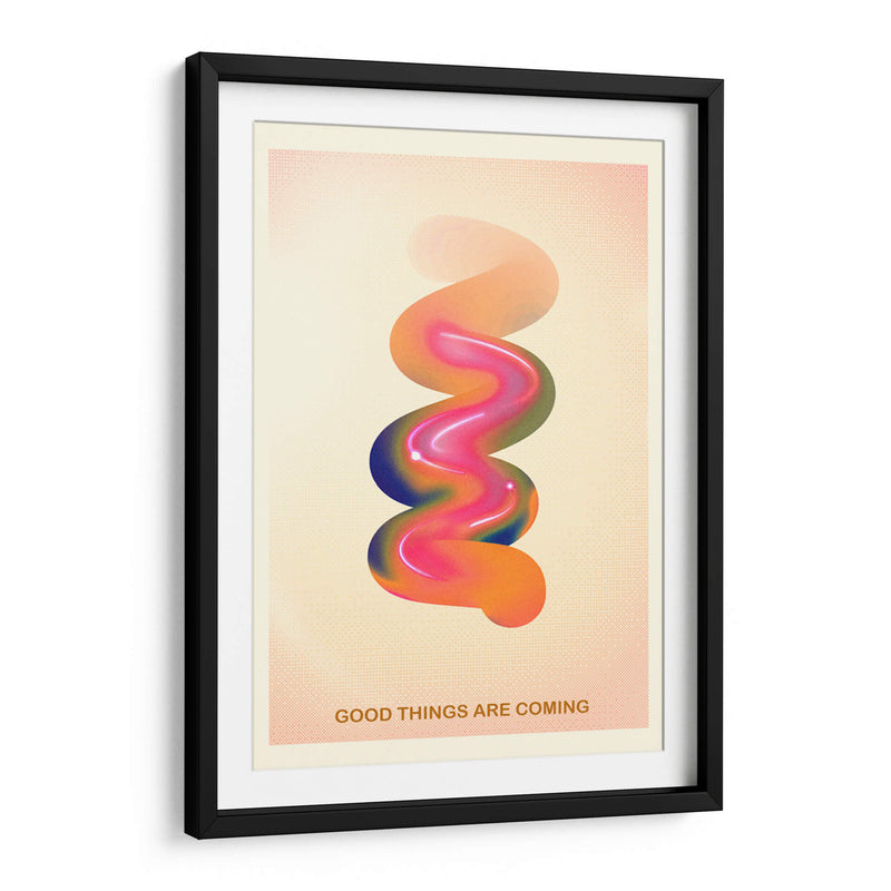 Gráfico Retro N.° 17 / GOOD THINGS ARE COMING - The Art Concept | Cuadro decorativo de Canvas Lab