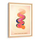 Gráfico Retro N.° 17 / GOOD THINGS ARE COMING - The Art Concept | Cuadro decorativo de Canvas Lab