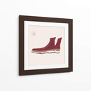 Zapatos burdeos - Vision Grasp Art | Cuadro decorativo de Canvas Lab