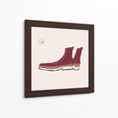Zapatos burdeos - Vision Grasp Art | Cuadro decorativo de Canvas Lab