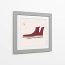 Zapatos burdeos - Vision Grasp Art | Cuadro decorativo de Canvas Lab