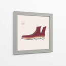 Zapatos burdeos - Vision Grasp Art | Cuadro decorativo de Canvas Lab