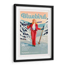 The Bluebird Daily Pinup Ski Art - The Whiskey Ginger | Cuadro decorativo de Canvas Lab