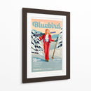 The Bluebird Daily Pinup Ski Art - The Whiskey Ginger | Cuadro decorativo de Canvas Lab