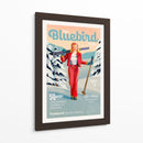 The Bluebird Daily Pinup Ski Art - The Whiskey Ginger | Cuadro decorativo de Canvas Lab