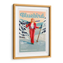 The Bluebird Daily Pinup Ski Art - The Whiskey Ginger | Cuadro decorativo de Canvas Lab