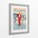 The Bluebird Daily Pinup Ski Art - The Whiskey Ginger | Cuadro decorativo de Canvas Lab