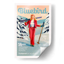 The Bluebird Daily Pinup Ski Art - The Whiskey Ginger | Cuadro decorativo de Canvas Lab
