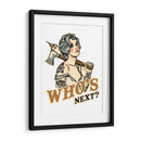 Who's Next Badass Tattoo Pin Up - The Whiskey Ginger | Cuadro decorativo de Canvas Lab