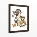 Who's Next Badass Tattoo Pin Up - The Whiskey Ginger | Cuadro decorativo de Canvas Lab