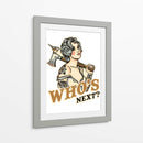 Who's Next Badass Tattoo Pin Up - The Whiskey Ginger | Cuadro decorativo de Canvas Lab