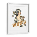 Who's Next Badass Tattoo Pin Up - The Whiskey Ginger | Cuadro decorativo de Canvas Lab