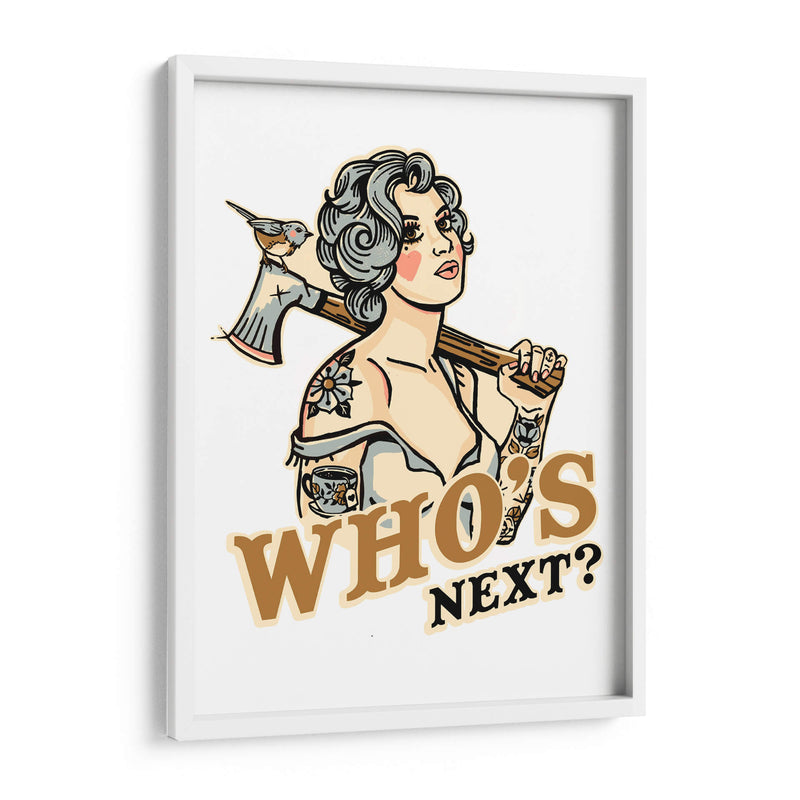 Who's Next Badass Tattoo Pin Up - The Whiskey Ginger | Cuadro decorativo de Canvas Lab