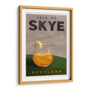 Isle of Skye Scotland Scotch Cocktail Travel Poster - The Whiskey Ginger | Cuadro decorativo de Canvas Lab