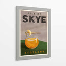 Isle of Skye Scotland Scotch Cocktail Travel Poster - The Whiskey Ginger | Cuadro decorativo de Canvas Lab