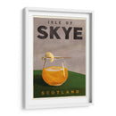 Isle of Skye Scotland Scotch Cocktail Travel Poster - The Whiskey Ginger | Cuadro decorativo de Canvas Lab