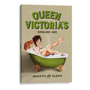 Queen Victoria's English Gin Bath Pinup Girl - The Whiskey Ginger | Cuadro decorativo de Canvas Lab