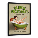 Queen Victoria's English Gin Bath Pinup Girl - The Whiskey Ginger | Cuadro decorativo de Canvas Lab