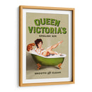 Queen Victoria's English Gin Bath Pinup Girl - The Whiskey Ginger | Cuadro decorativo de Canvas Lab