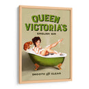 Queen Victoria's English Gin Bath Pinup Girl - The Whiskey Ginger | Cuadro decorativo de Canvas Lab
